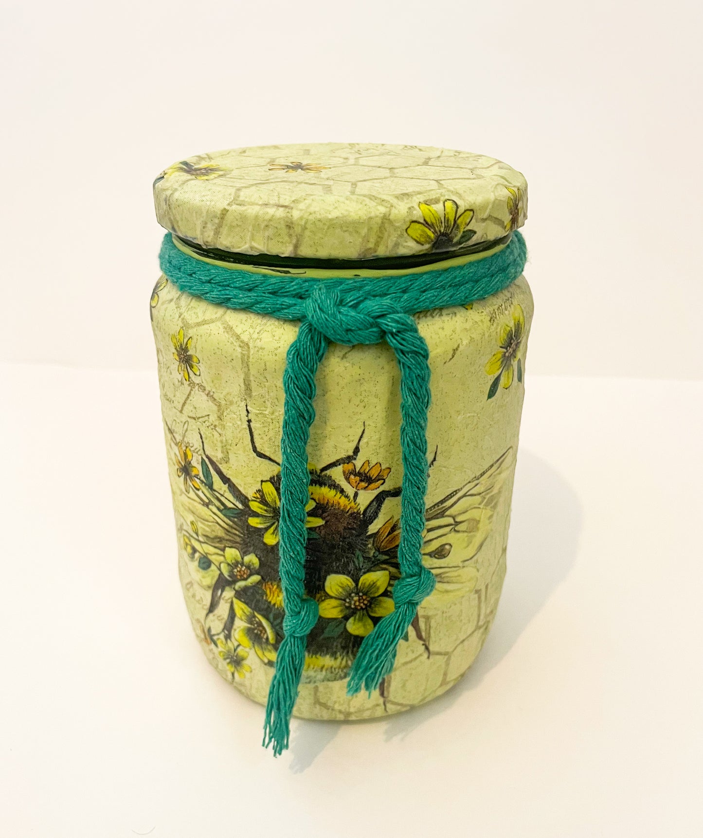 Buzz & Bloom Decoupage Bottle