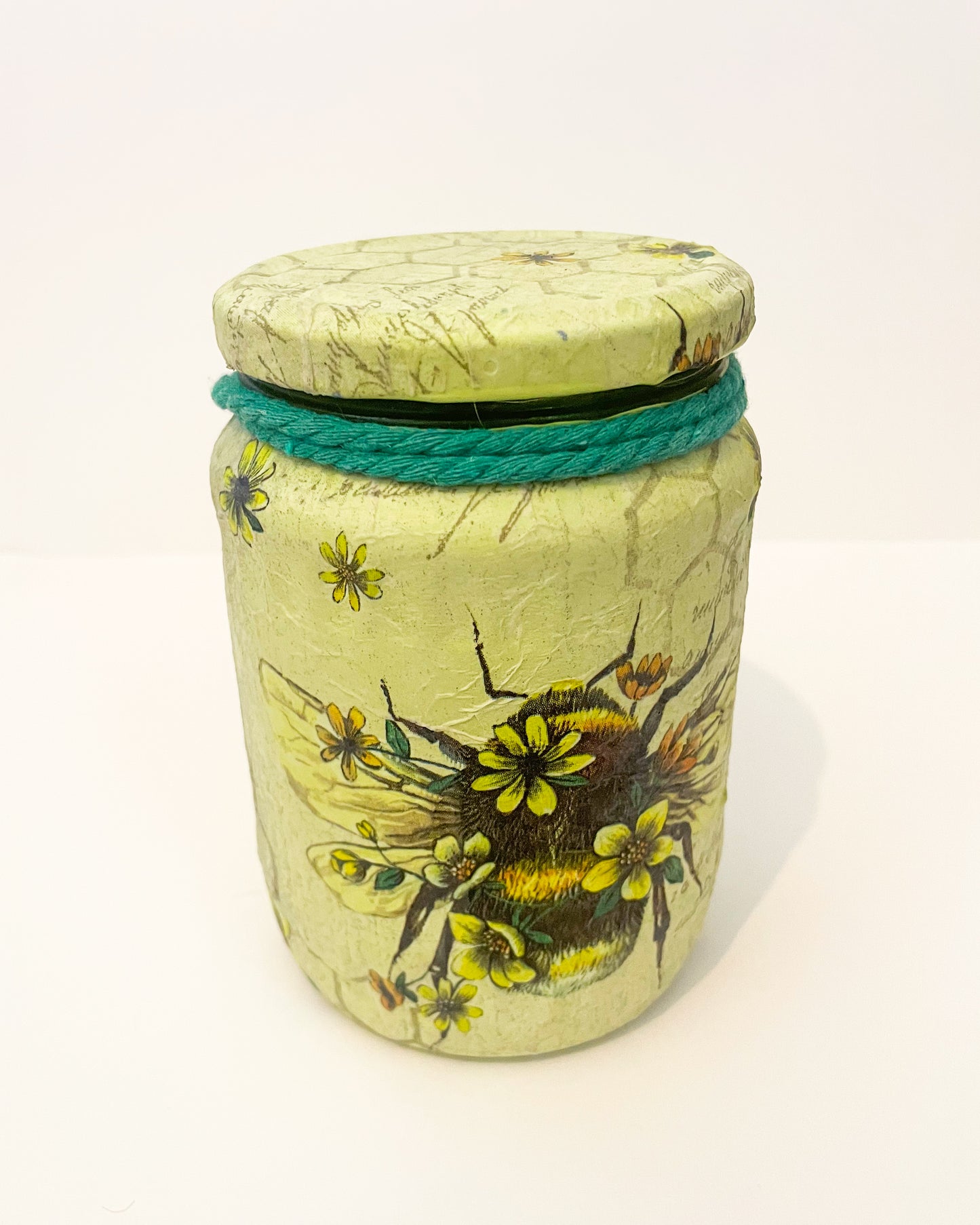 Buzz & Bloom Decoupage Bottle