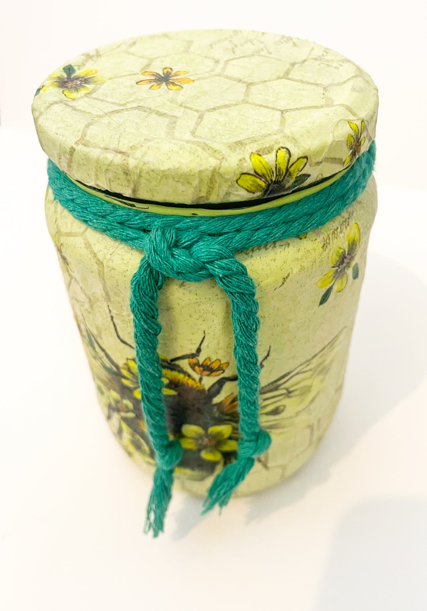 Buzz & Bloom Decoupage Bottle