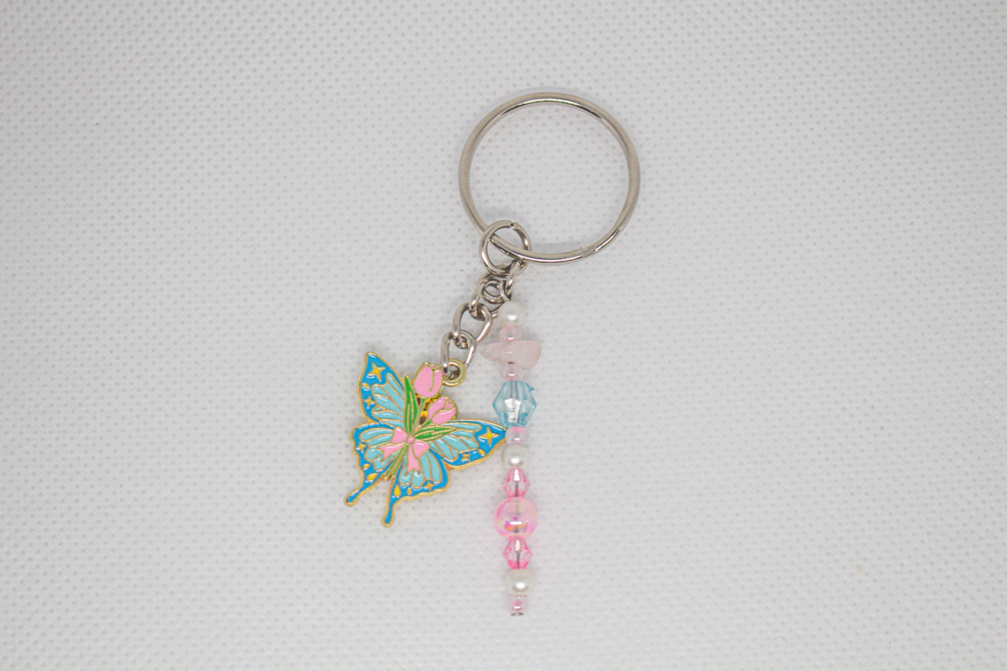 Butterfly Garden Keychain