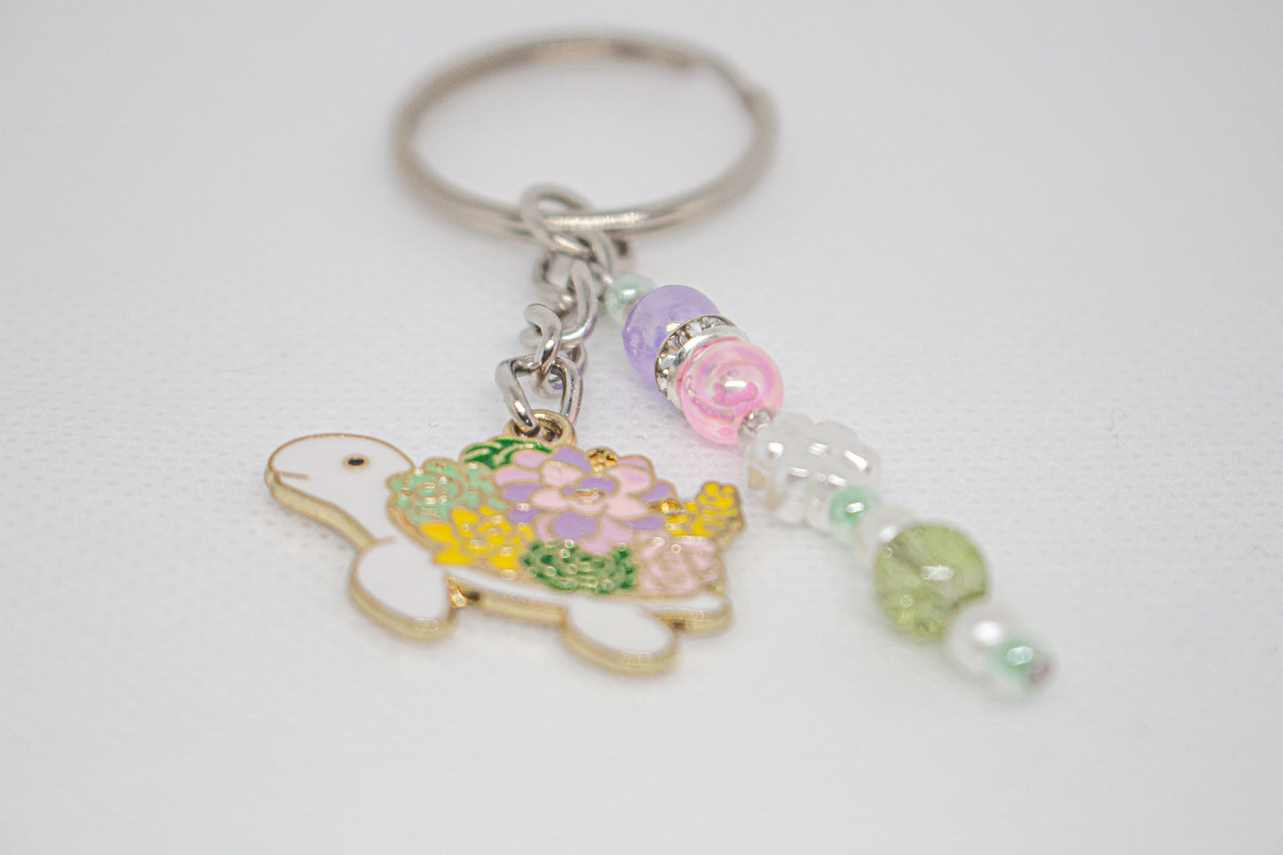 Turtle Garden Keychain