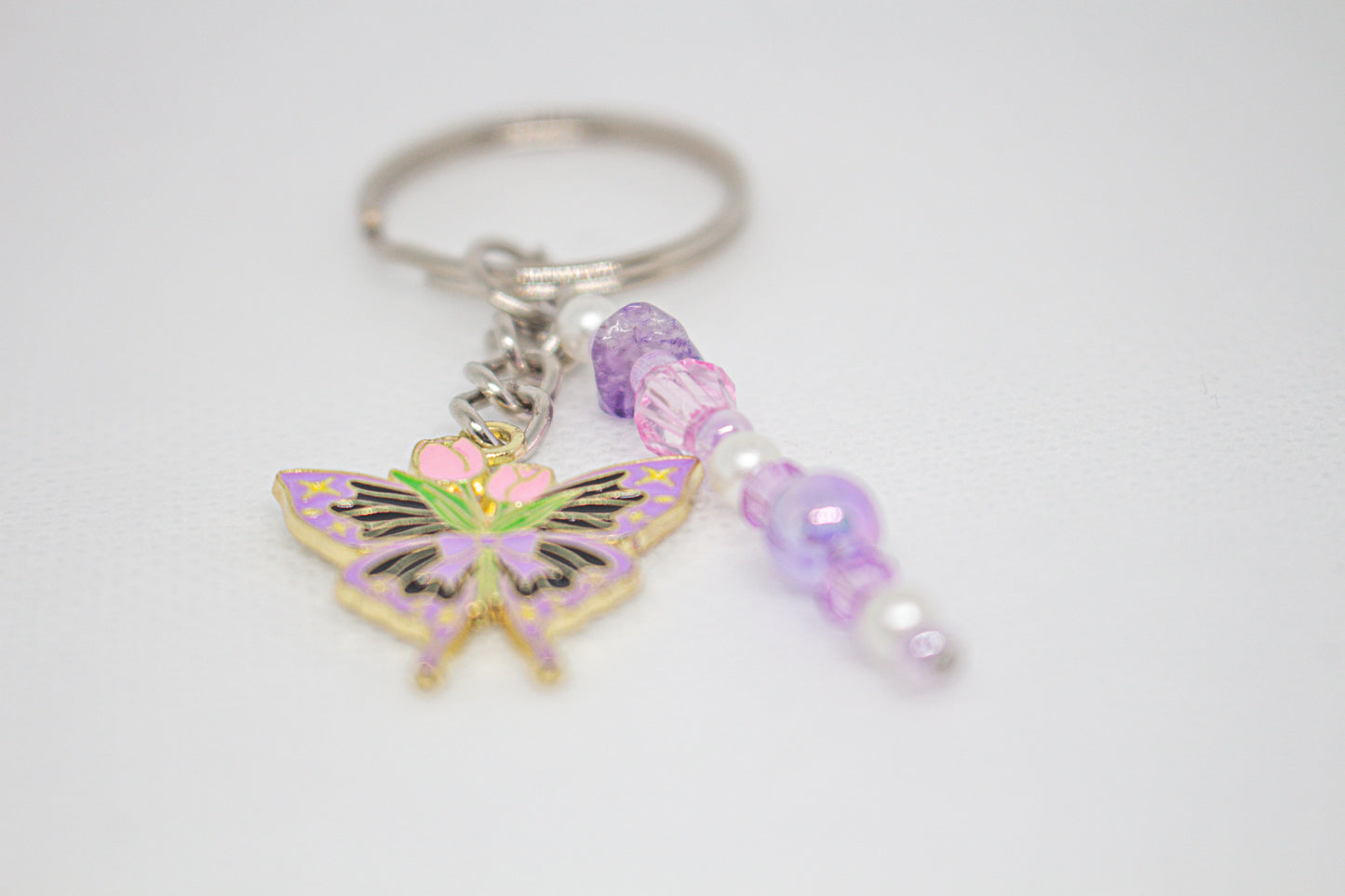 Butterfly Garden Keychain