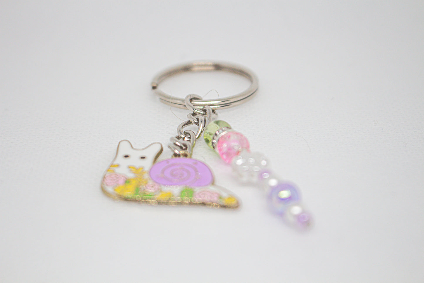 Snail Garden Keychain
