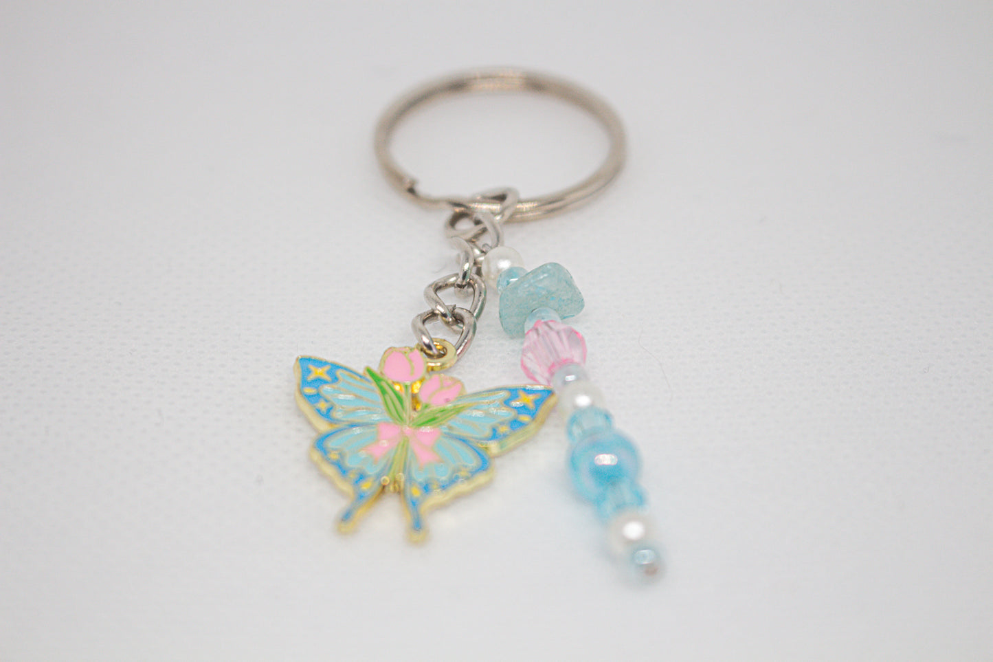 Butterfly Garden Keychain