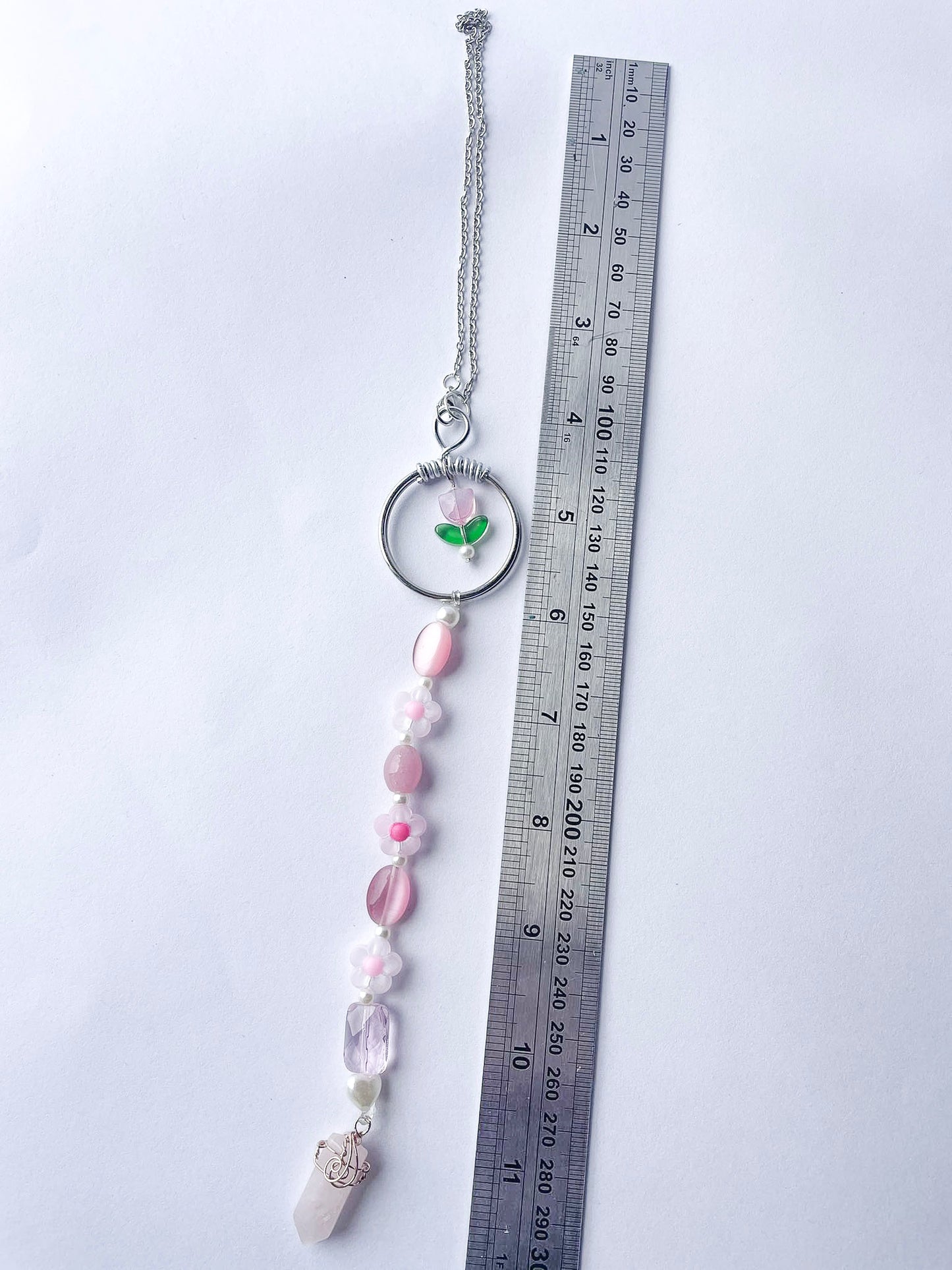 Suncatcher: Mini Pink Flowers