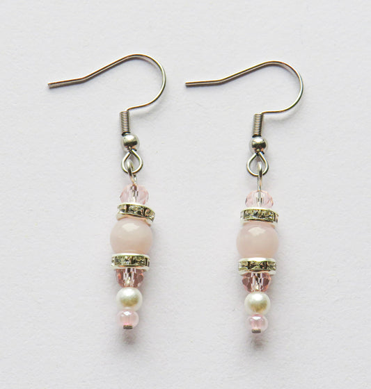 Rose Quartz Earrings