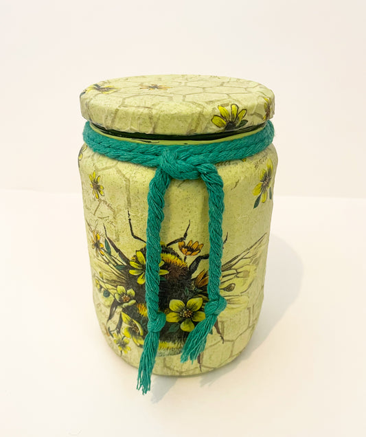 Buzz & Bloom Decoupage Bottle