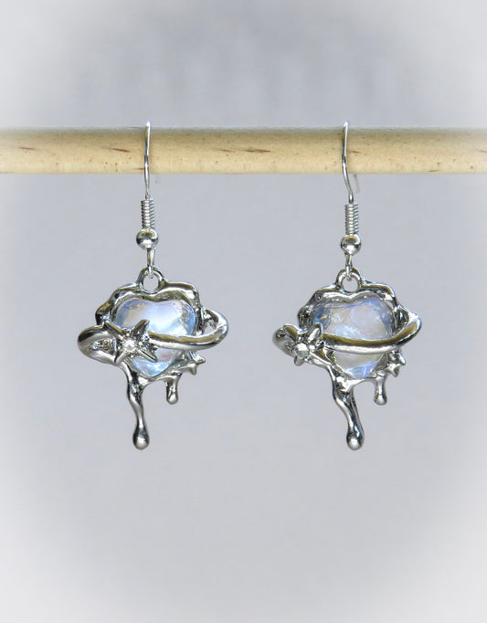 Droopy Hearts Earrings