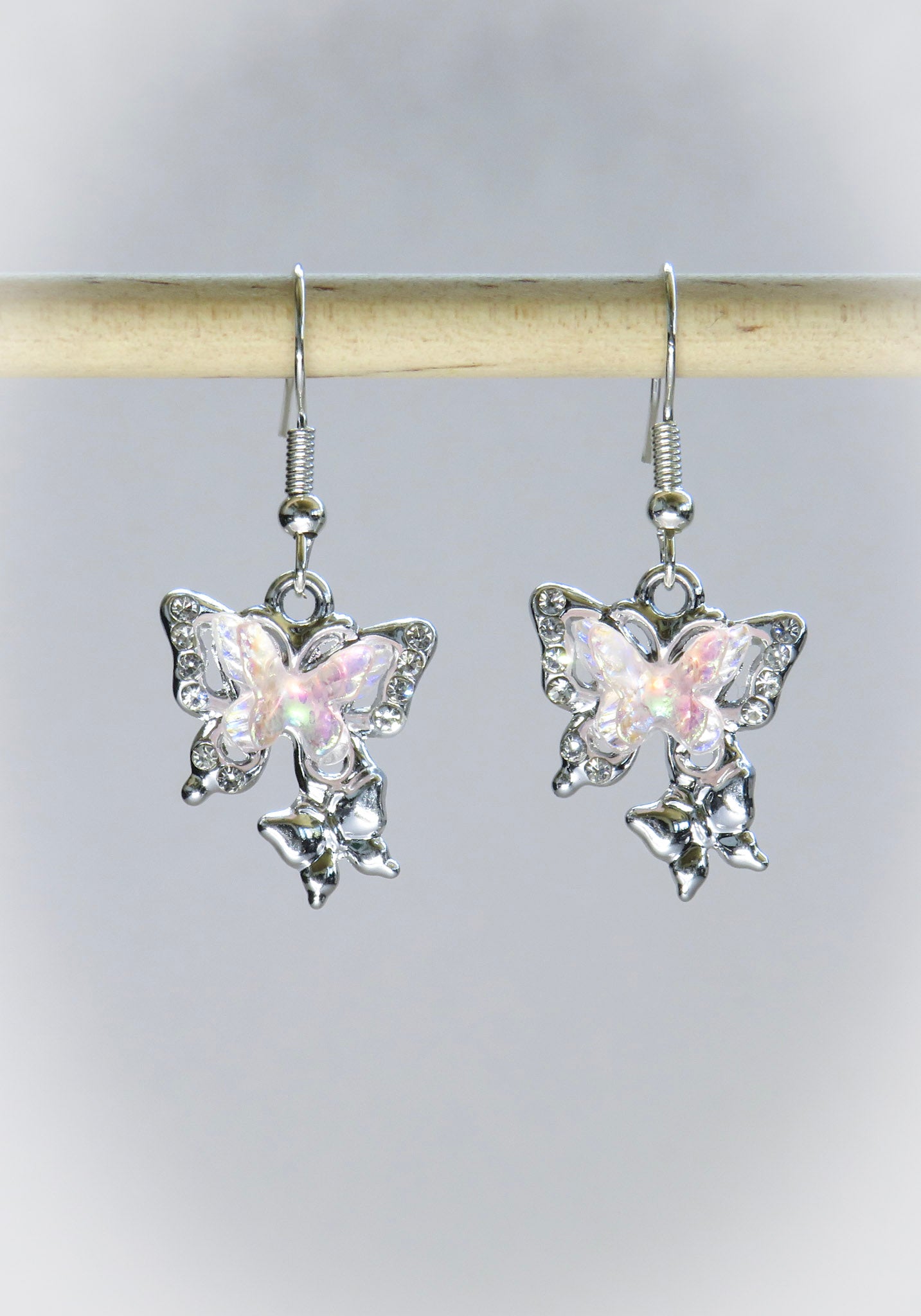 Sparkly Butterfly Earrings