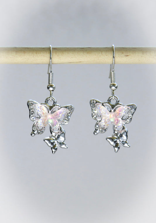 Sparkly Butterfly Earrings