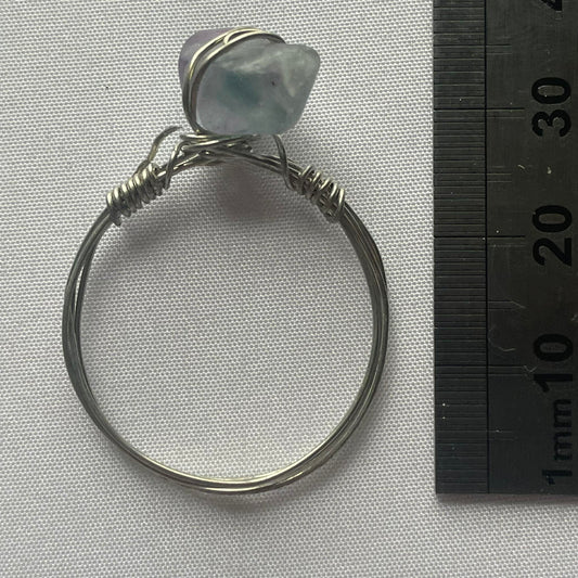 Wire Wrapped Crystal Ring