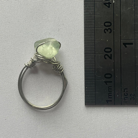 Wire Wrapped Crystal Ring