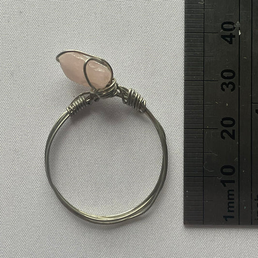 Wire Wrapped Crystal Ring