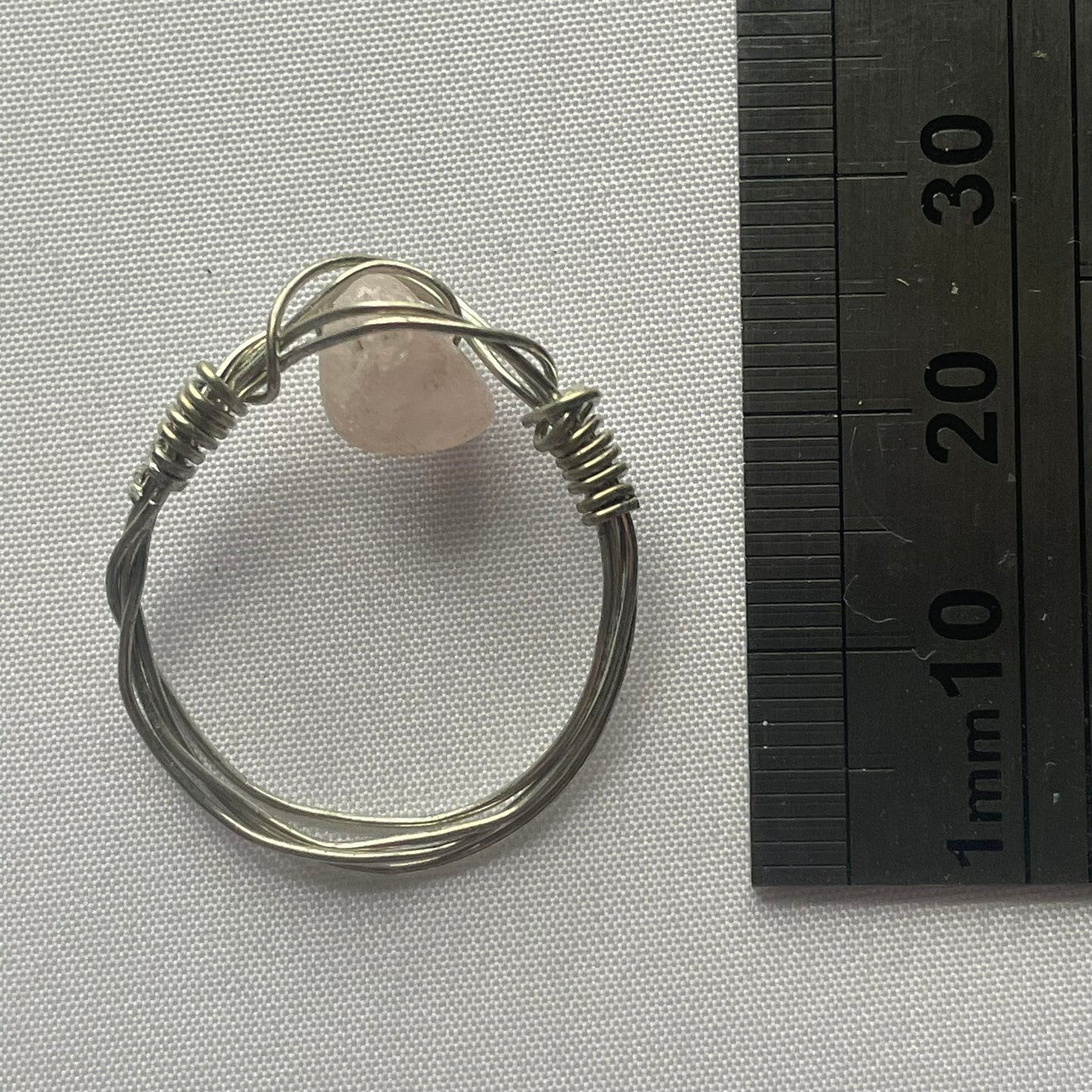 Wire Wrapped Crystal Ring