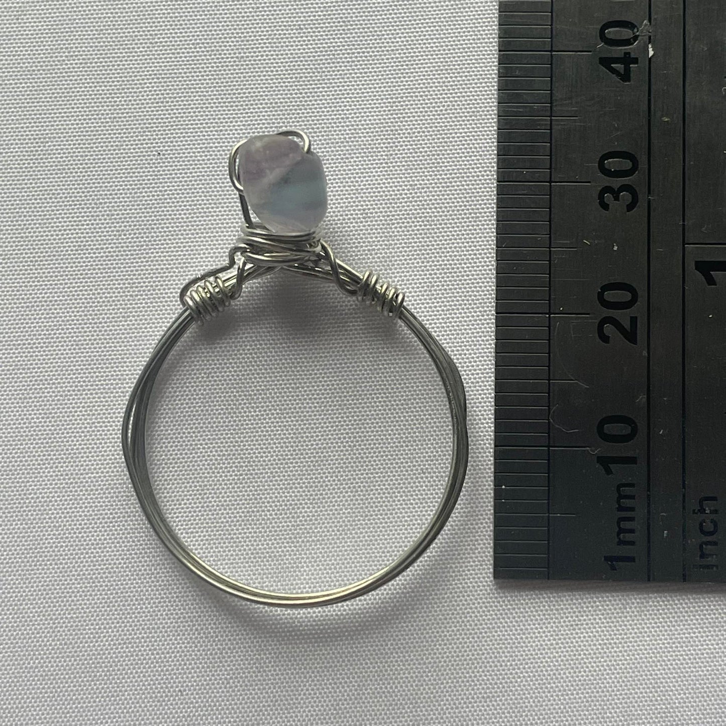 Wire Wrapped Crystal Ring