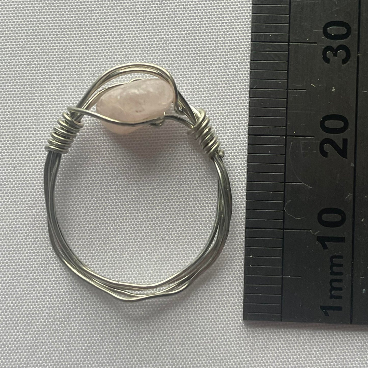 Wire Wrapped Crystal Ring