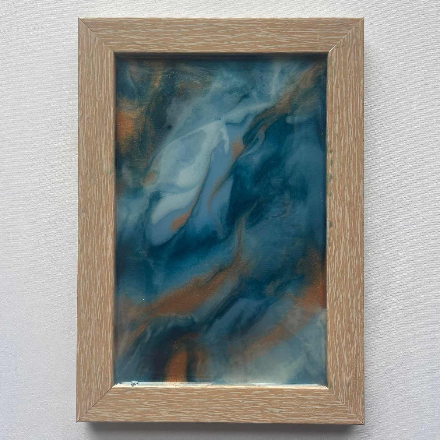 Resin Wall Art in a frame