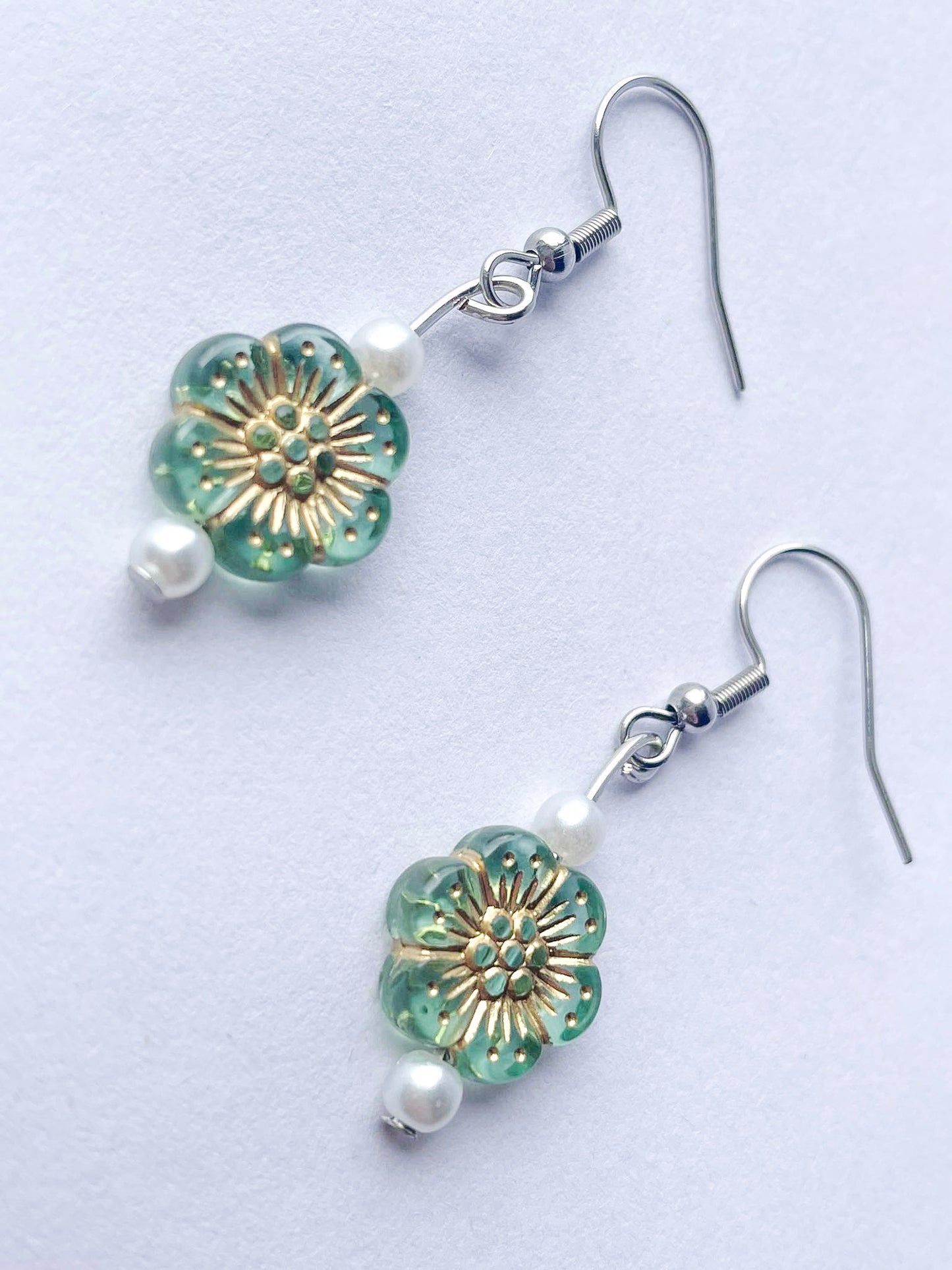 Flower Earring Jewelery Set