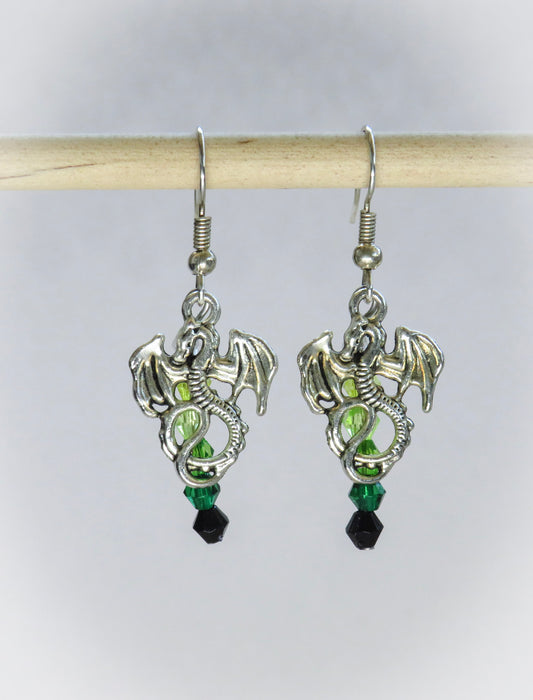 Earth Dragon Earring