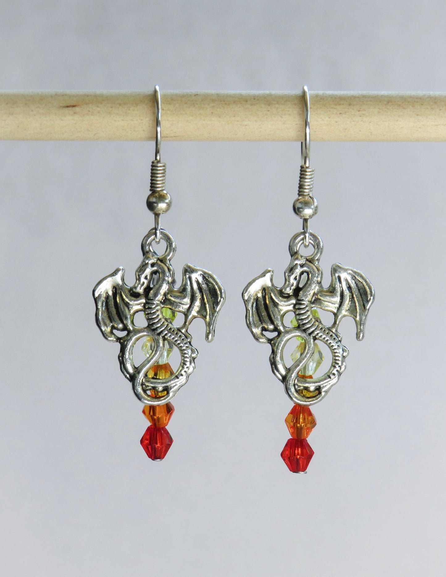 Fire Dragon Earring