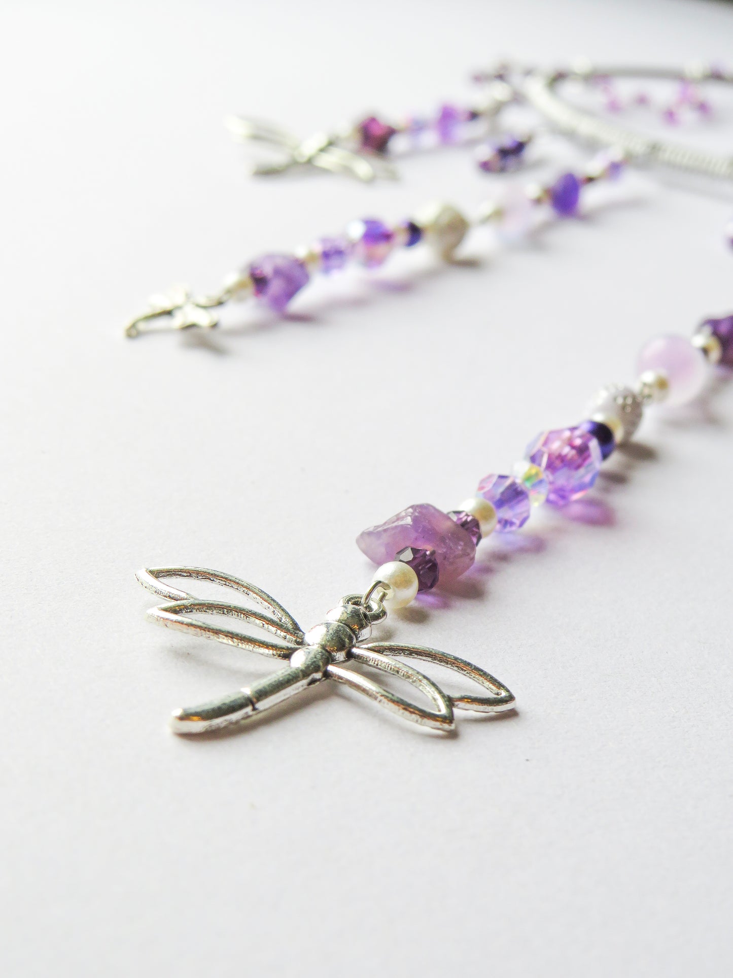 Suncatcher: Purple Dragonfly