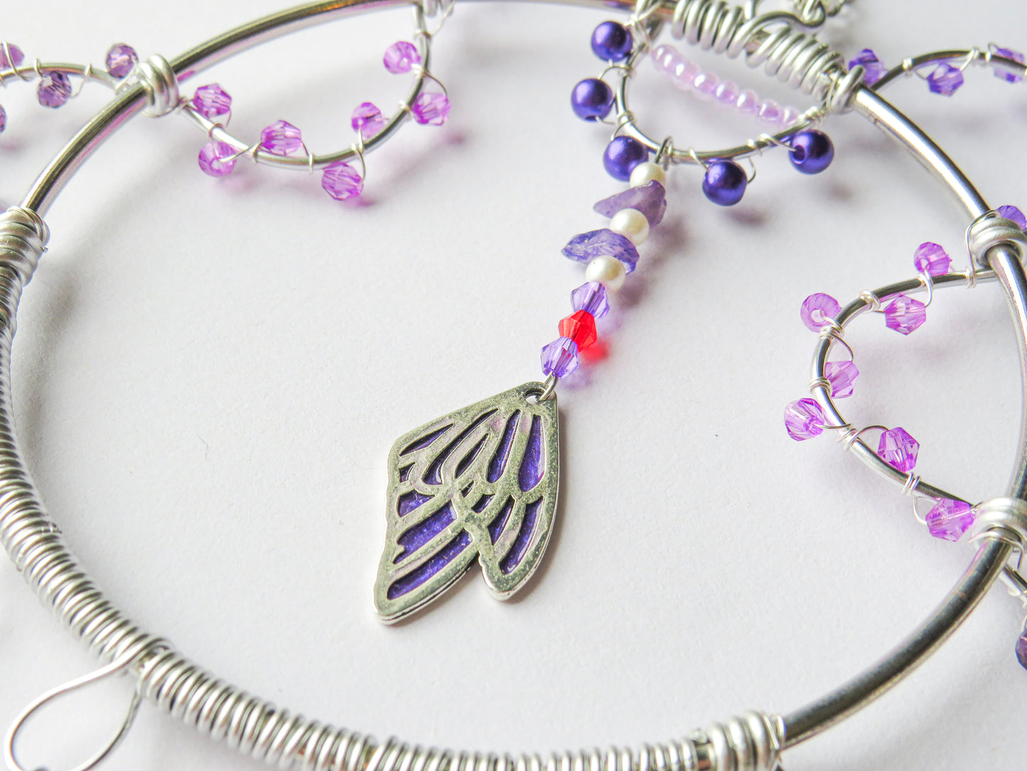 Suncatcher: Purple Dragonfly