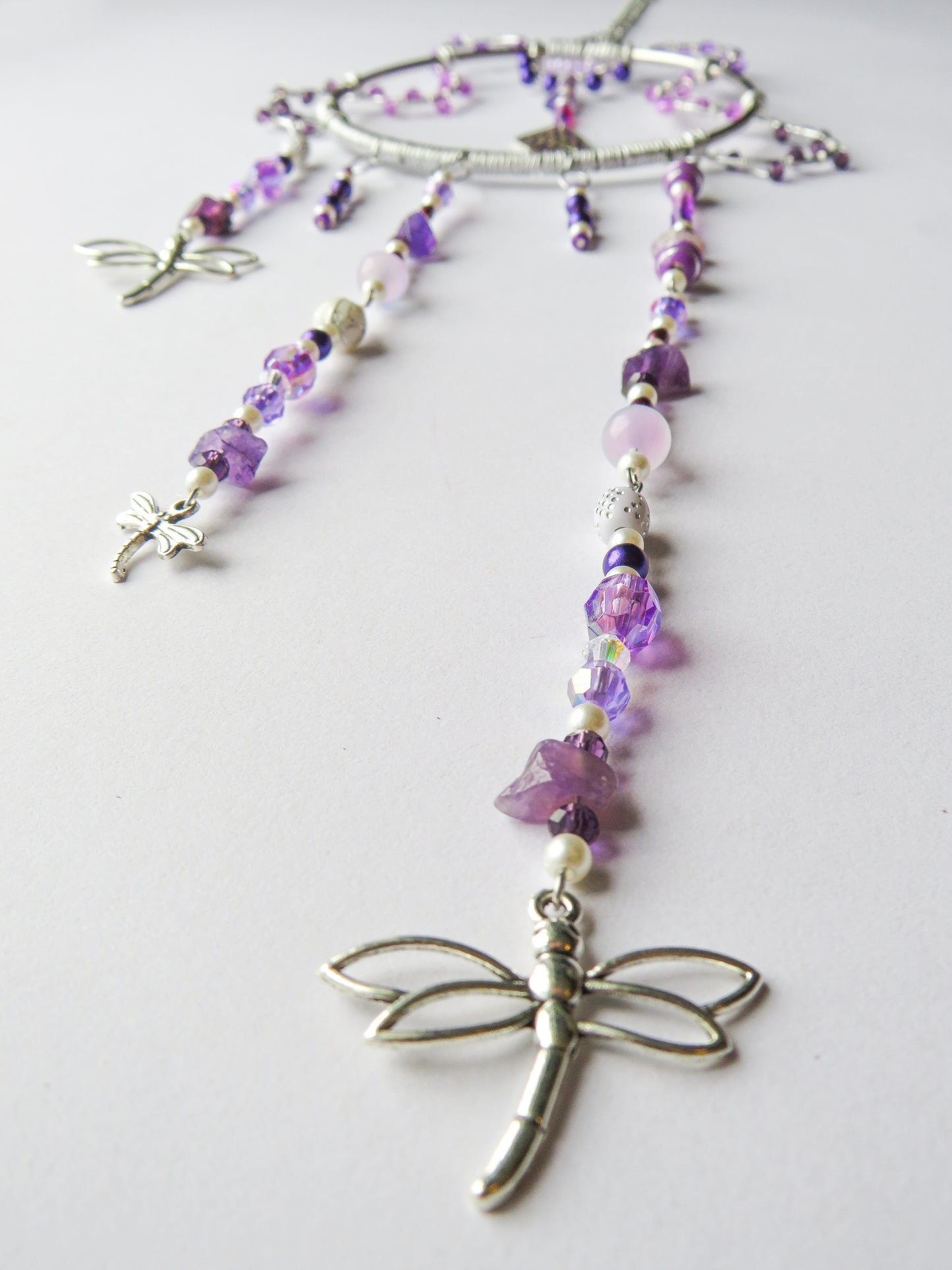 Suncatcher: Purple Dragonfly