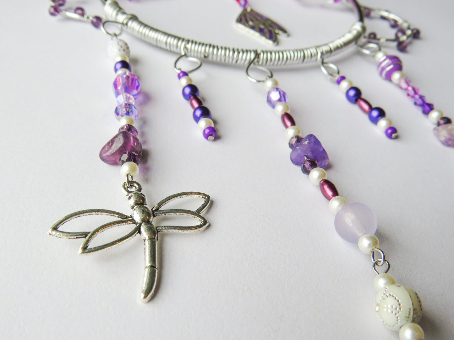 Suncatcher: Purple Dragonfly