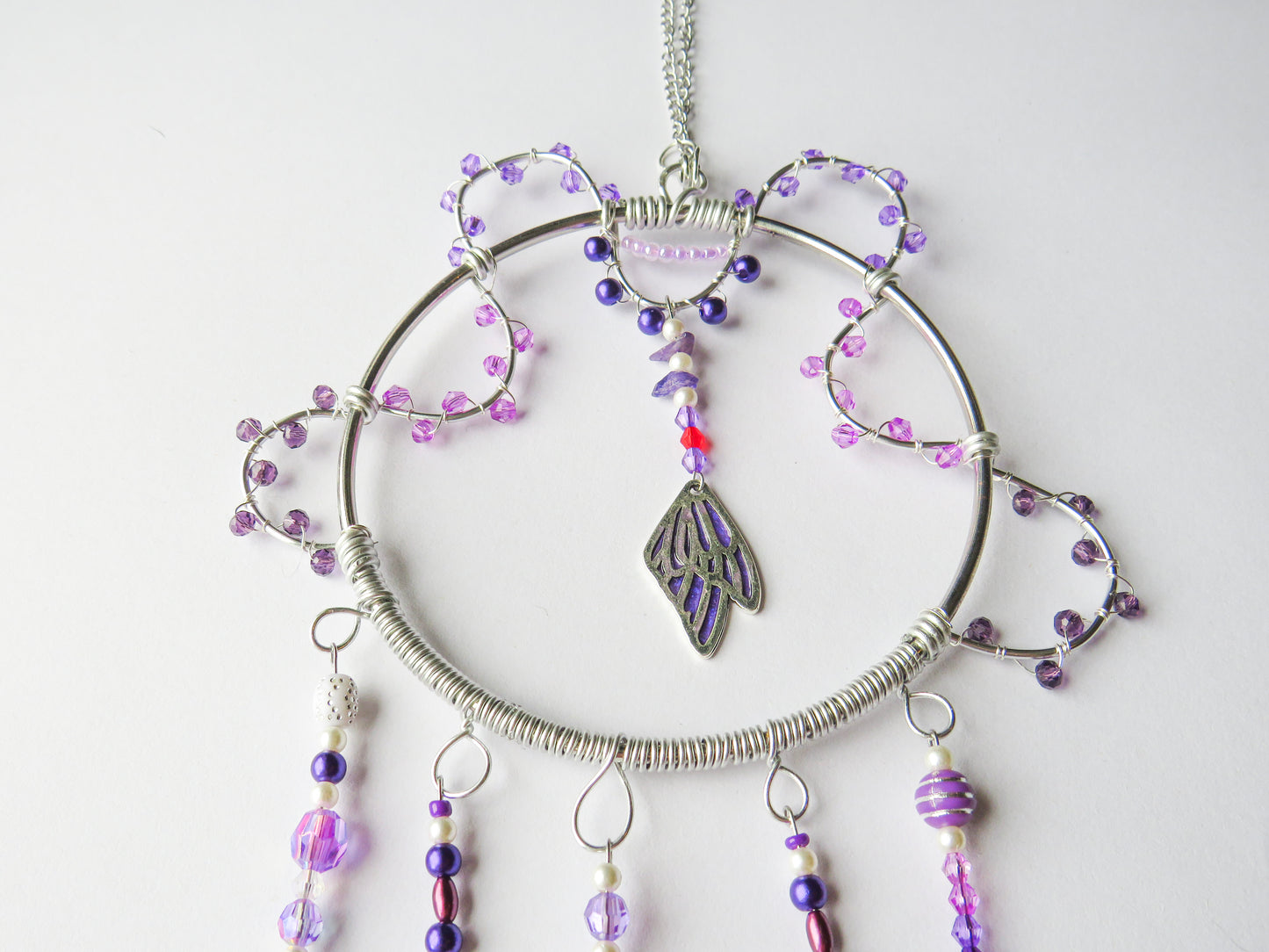 Suncatcher: Purple Dragonfly