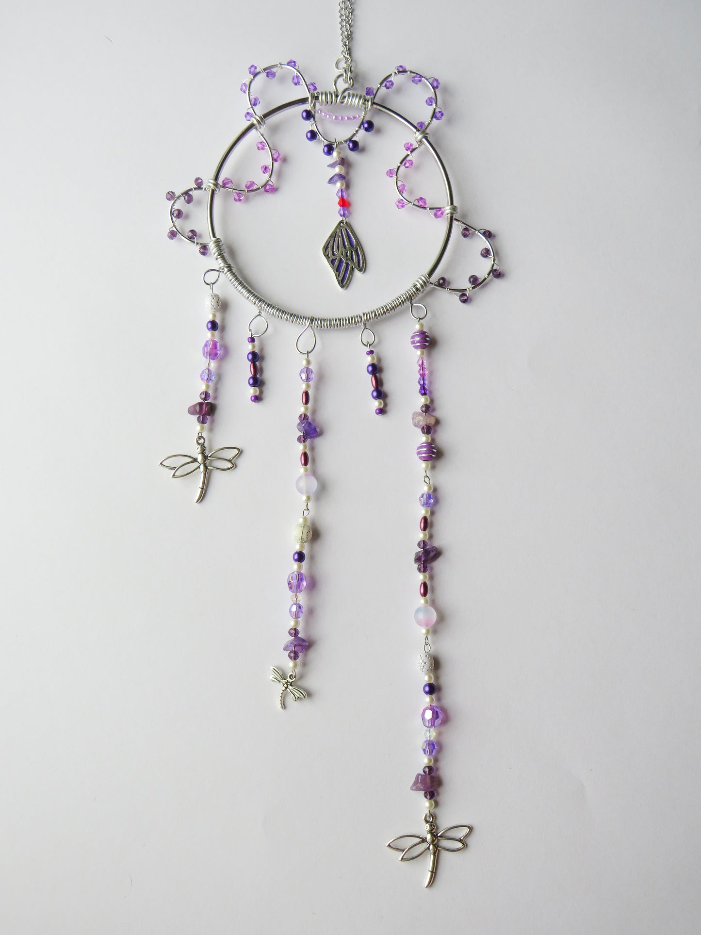 Suncatcher: Purple Dragonfly