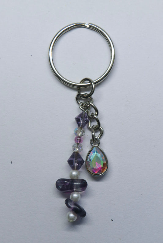 Crystal Beaded Keychain