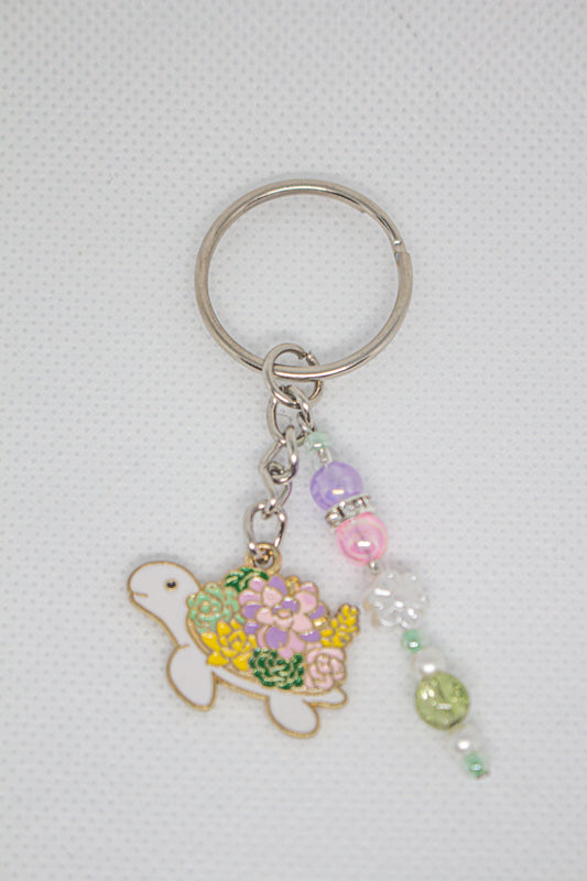Turtle Garden Keychain