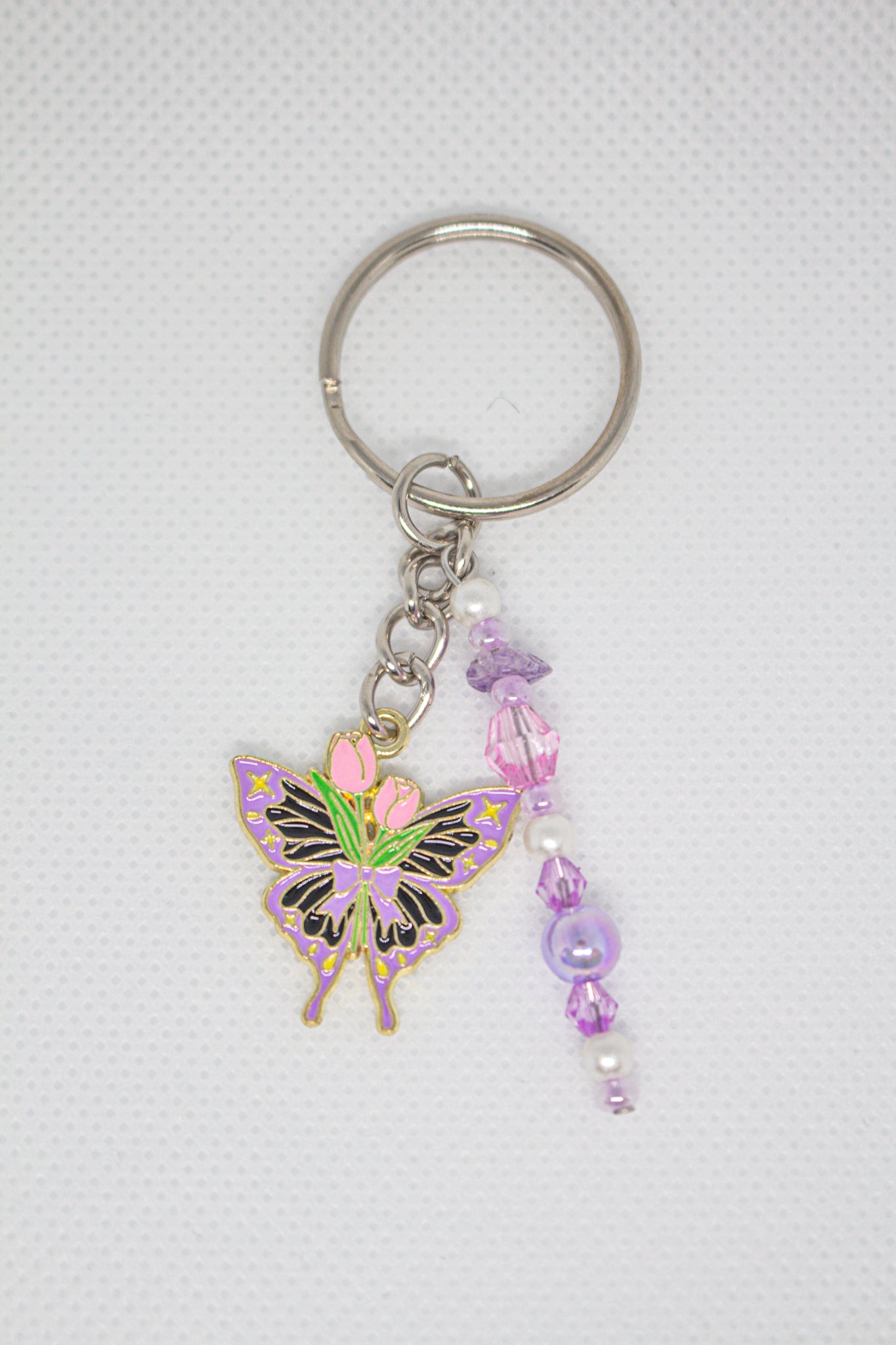 Butterfly Garden Keychain