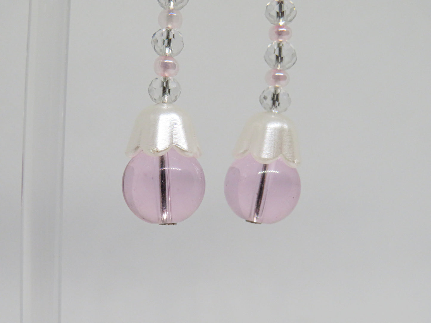 Pink Drop Earrings