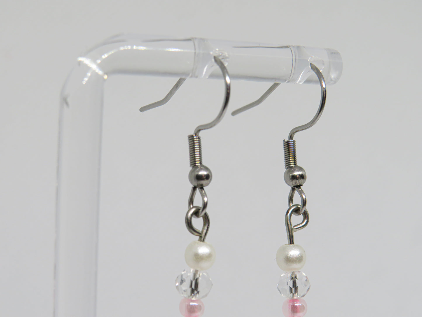 Pink Drop Earrings