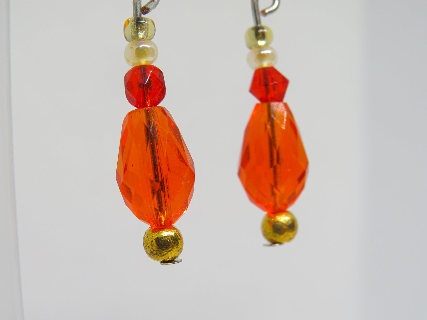 Fire Red Earrings