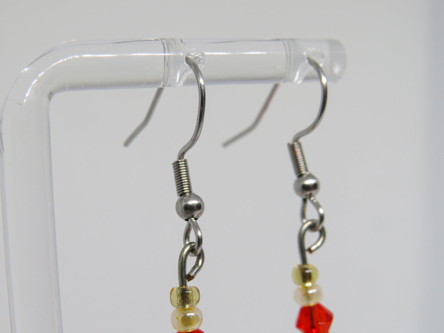 Fire Red Earrings