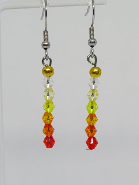 Simple Fire Earrings